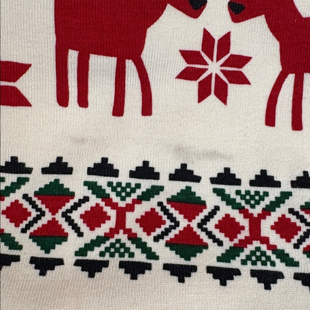 NWOT- Adult Holiday Long John PJ Pants in Dear Deer - Picture 6 of 8